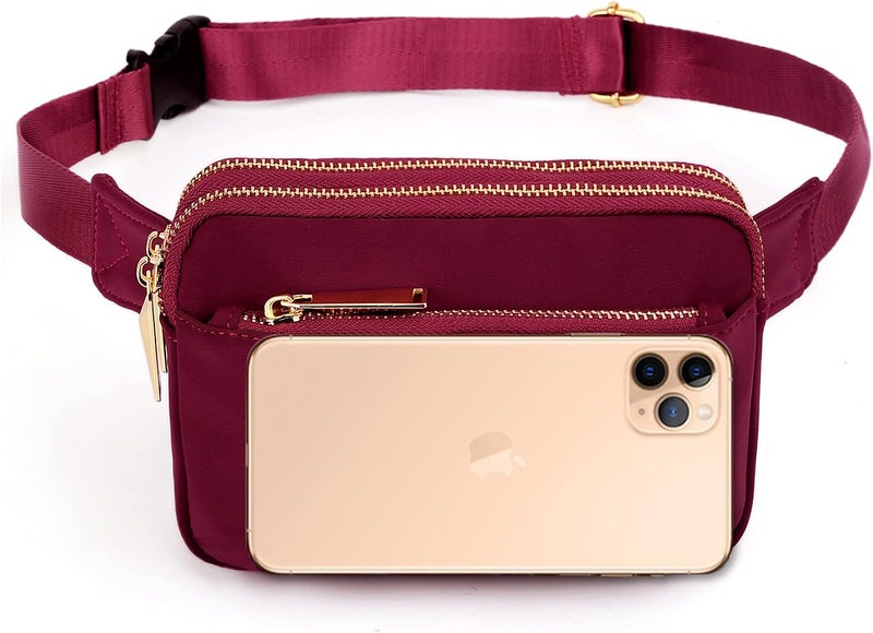 UTO Fanny Pack for Women Crossbody Trendy Fashion Belt Purse Chest Waist Hip Bumbag for Outdoor Shopping Travel Hiking - Image 5